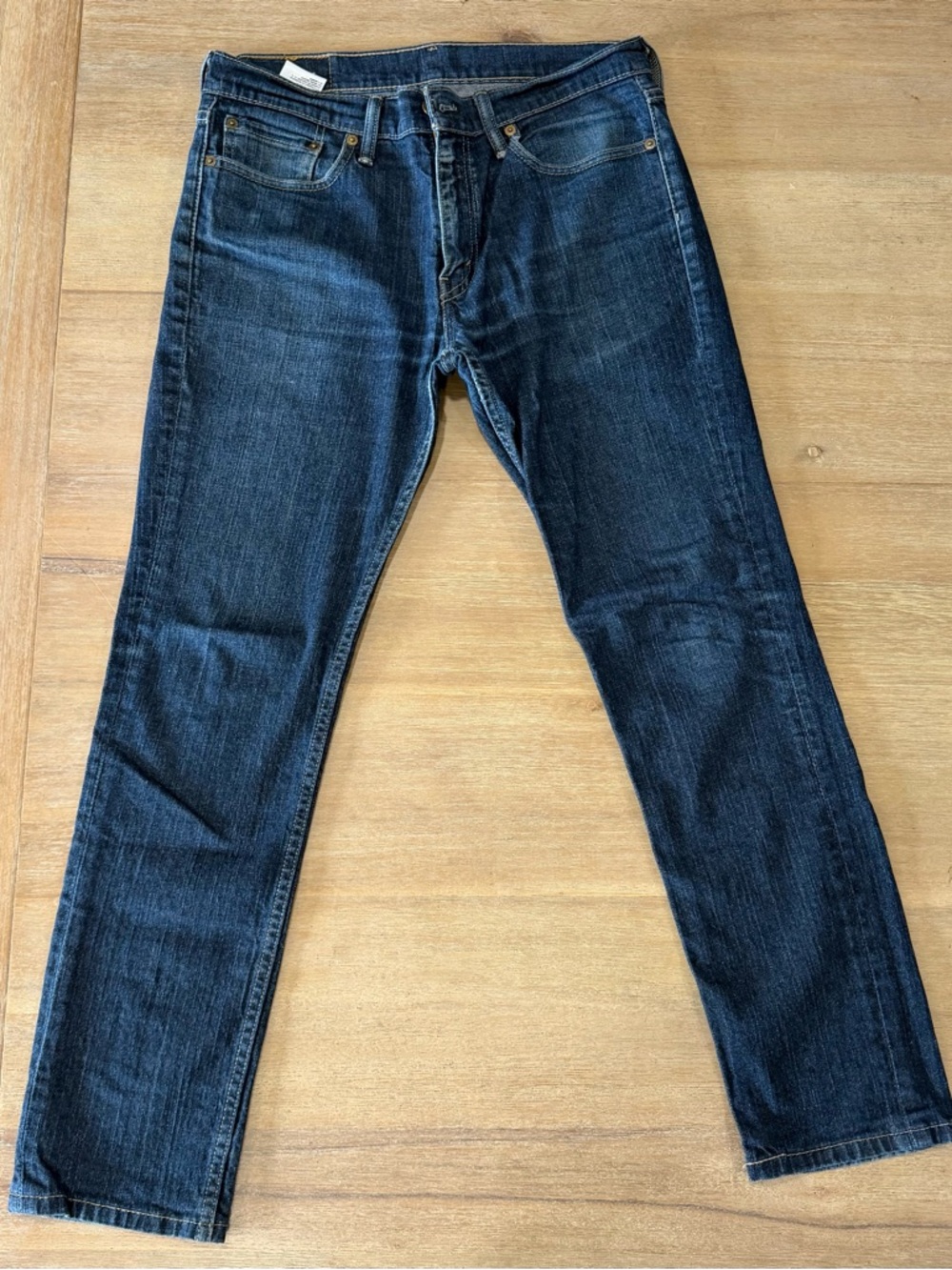 Levi's Men's Slim Straight Dark Blue Denim Jeans